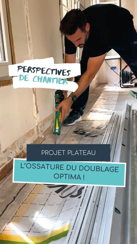 Pose d’une ossature Optima